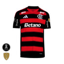 Flamengo Home Jersey 2025/26 Full Sponsor + Patch Libertadores