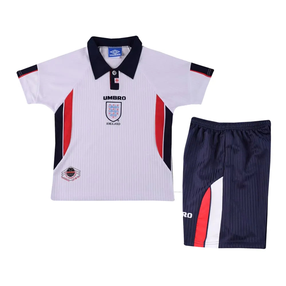 Kids Retro England Home Jersey 1998