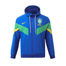 Brazil 2024 Blue Windbreaker Jacket