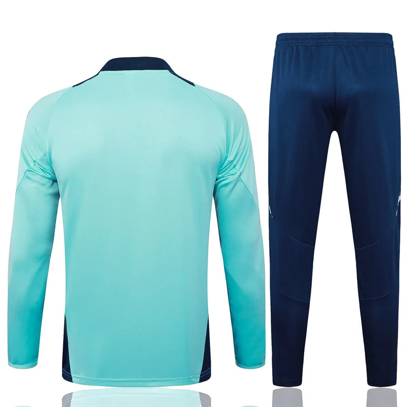 Mens Manchester United Training Suit Light Green 2024/25