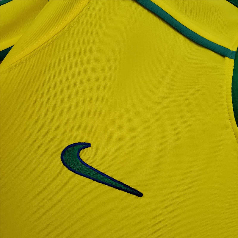 Brazil Retro Home 1998 Jersey