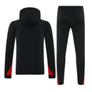 Mens Portugal Hoodie Sweatshirt + Pants Training Suit Black 2025