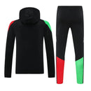 Mens Arsenal Hoodie Sweatshirt + Pants Training Suit Black 2024/25