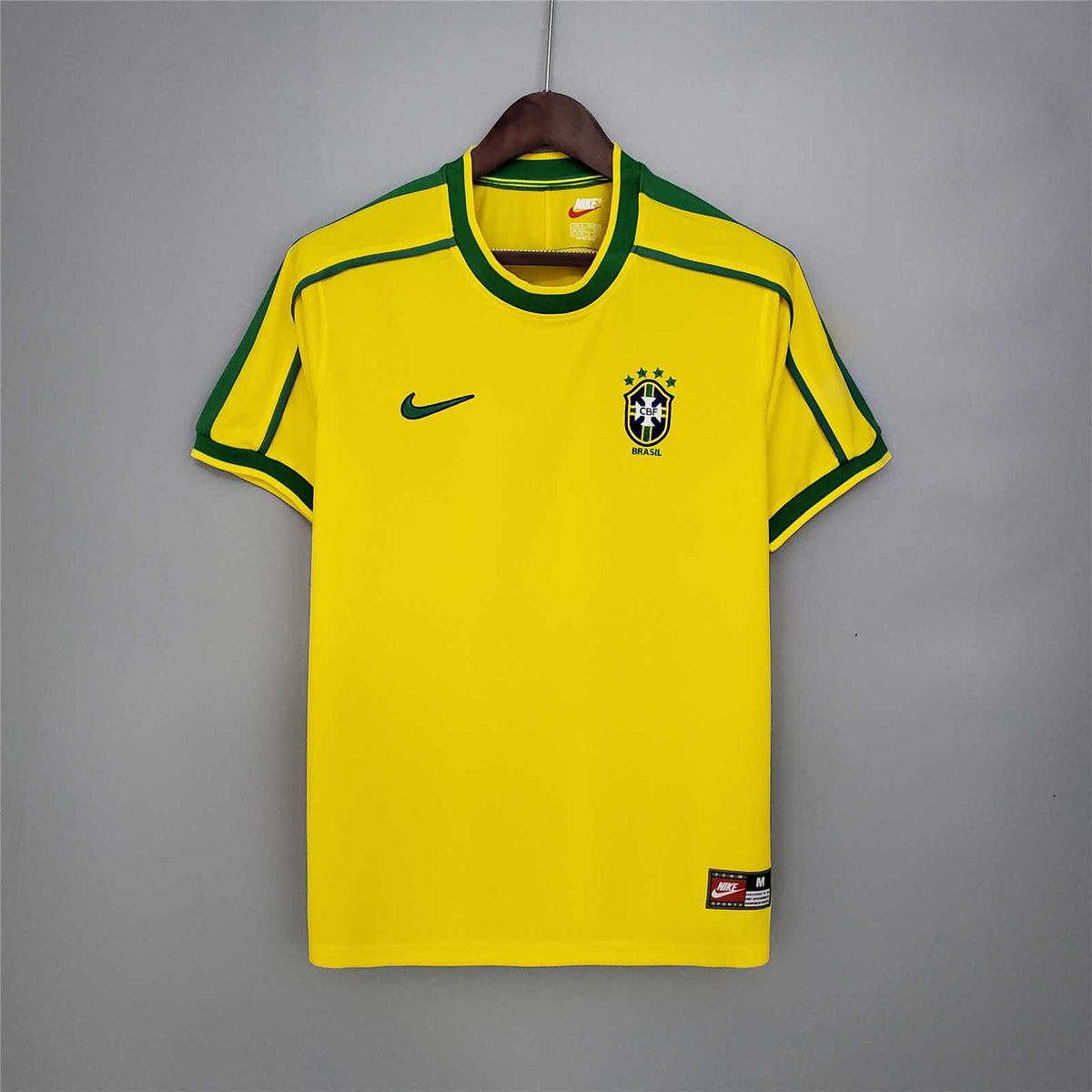 Brazil Retro Home 1998 Jersey