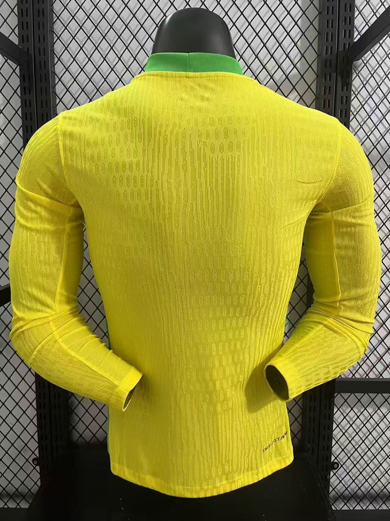 Brazil 2025/26 Home Long Sleeve - Authentic Player [Slim Fit]