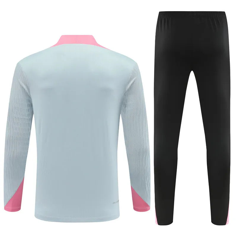 Mens PSG Training Suit Light Grey 2024/25
