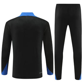 Mens Netherlands Training Suit Black 2024