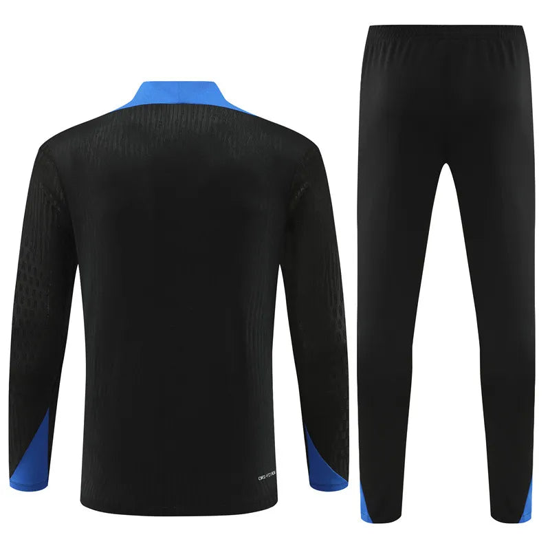 Mens Netherlands Training Suit Black 2024