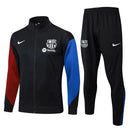 Mens Barcelona Jacket + Pants Training Suit Black 2024/25