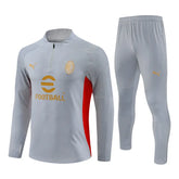 Mens AC Milan Training Suit Grey 2024/25