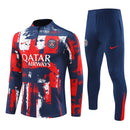 Mens PSG Training Suit Red - Blue 2024/25