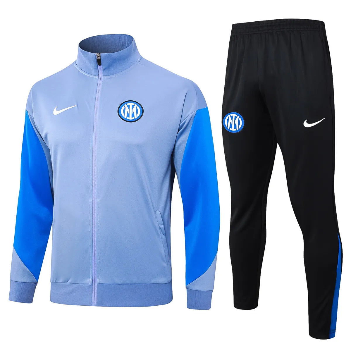 Mens Inter Milan Jacket + Pants Training Suit Light Blue 2024/25