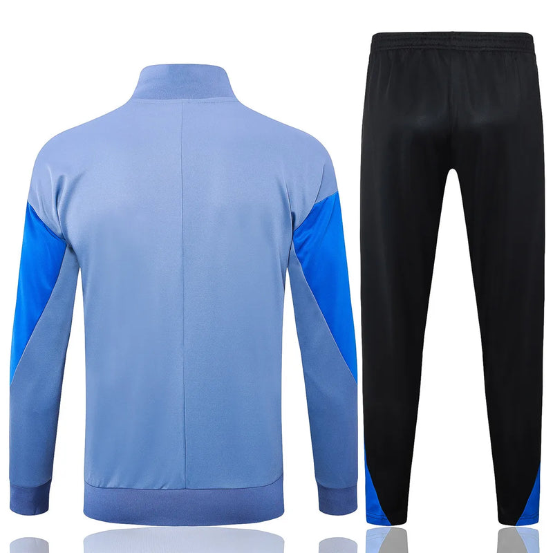 Mens Inter Milan Jacket + Pants Training Suit Light Blue 2024/25