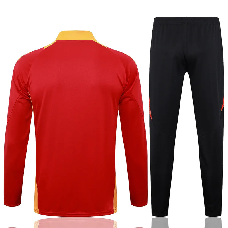Mens Bayern Munich Jacket + Pants Training Suit Red 2024/25