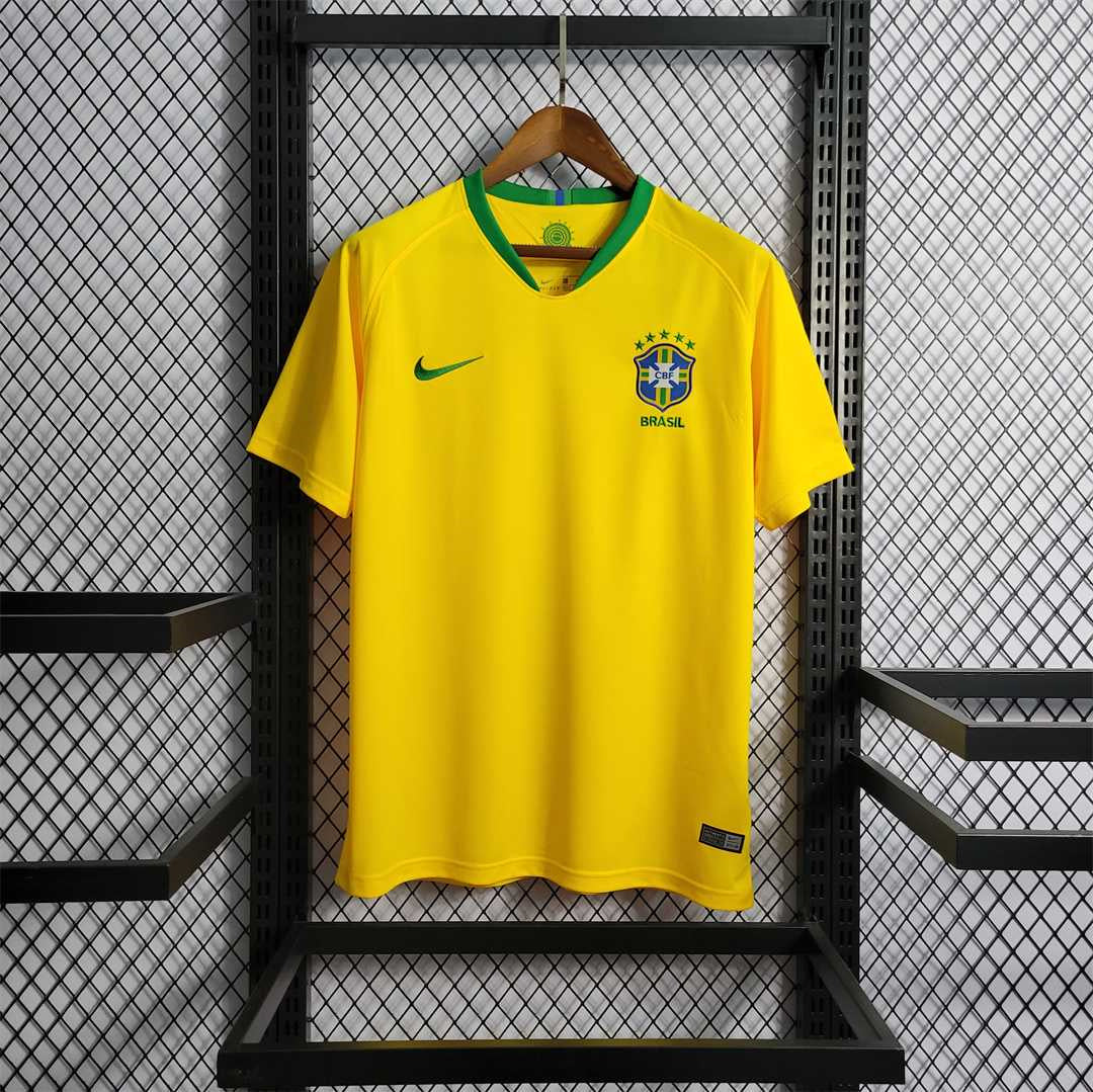 Brazil Retro Home 2018 Jersey