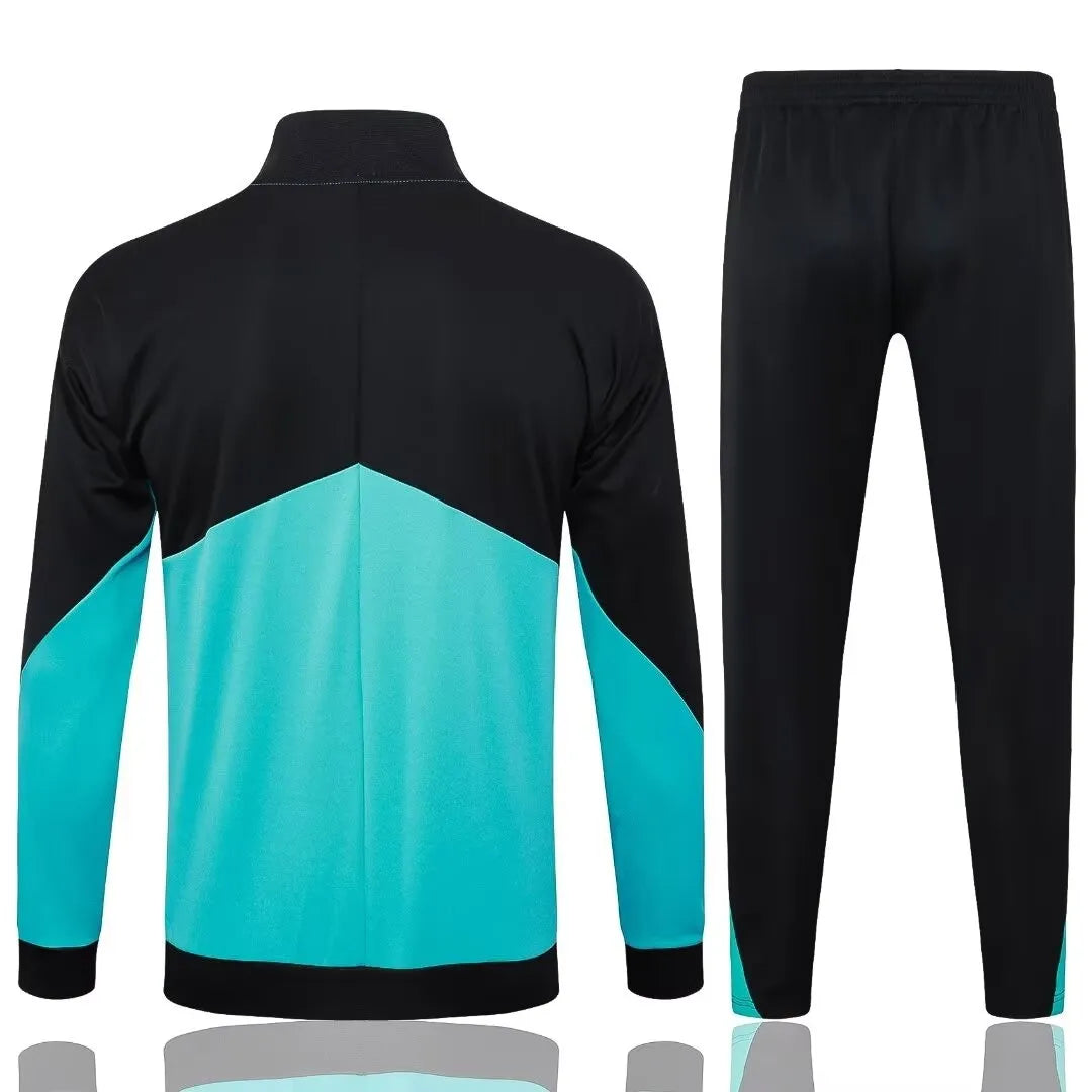 Mens Liverpool Jacket + Pants Training Suit Lake Blue 2024/25