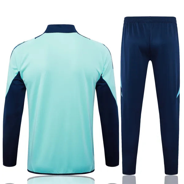 Mens Arsenal Jacket + Pants Training Suit Light Green 2024/25