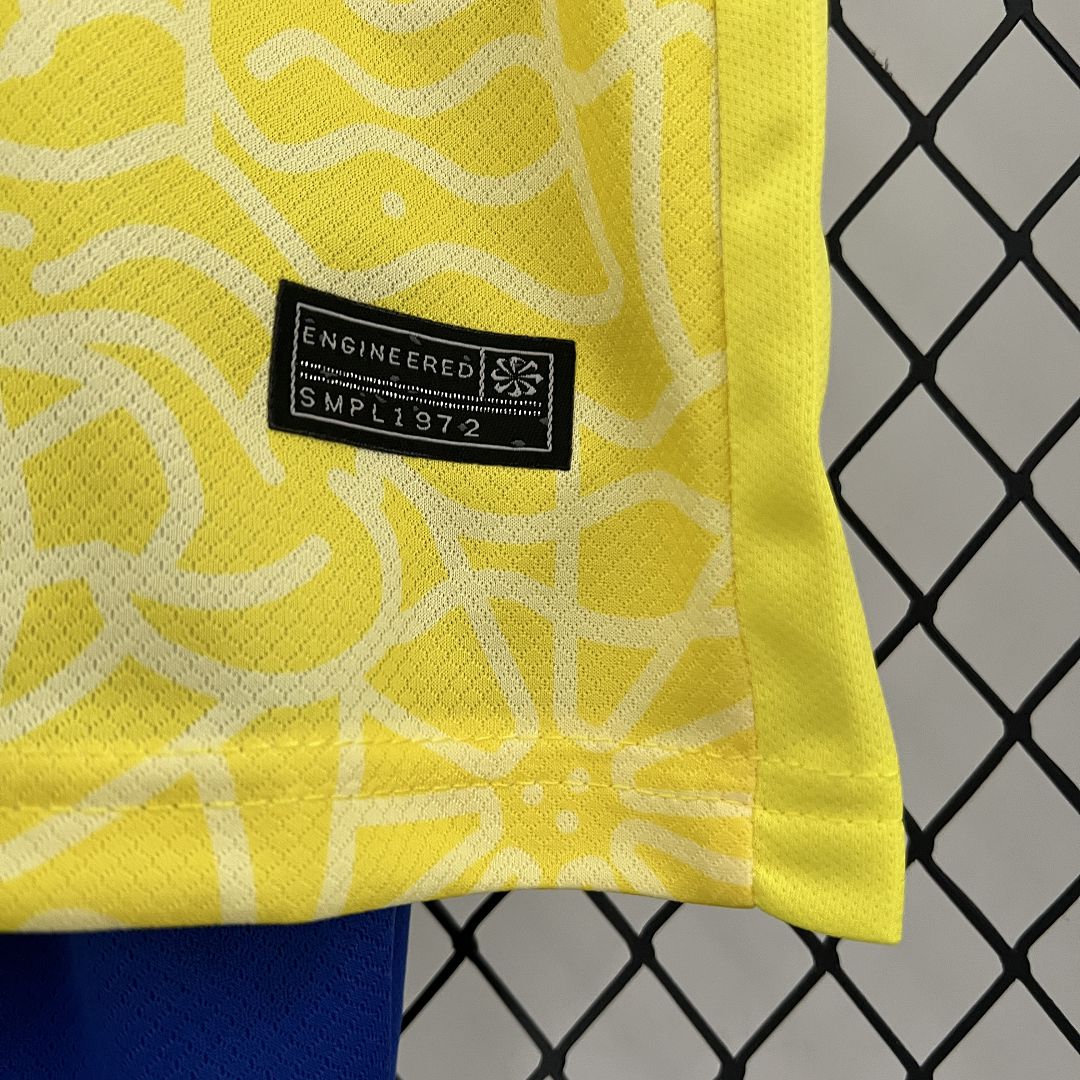 Brazil Home Retro Kids Kit 2024