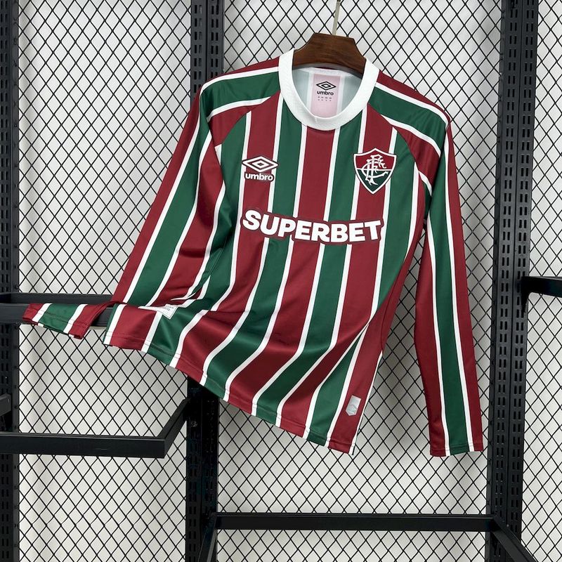 Fluminense 2025/26 I Home Jersey Long Sleeve - Fan Version