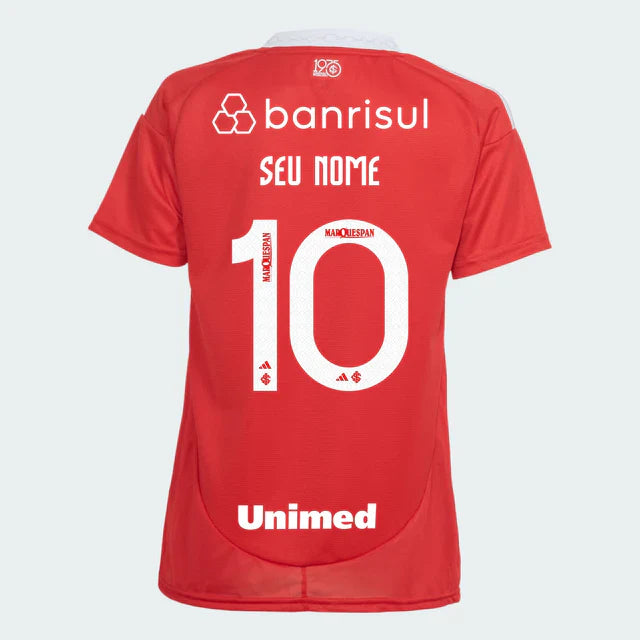 Internacional I Home Jersey 2025/26 Sponsor Women - Fan Version