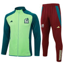 Mens Mexico Jacket + Pants Training Suit Green 2024