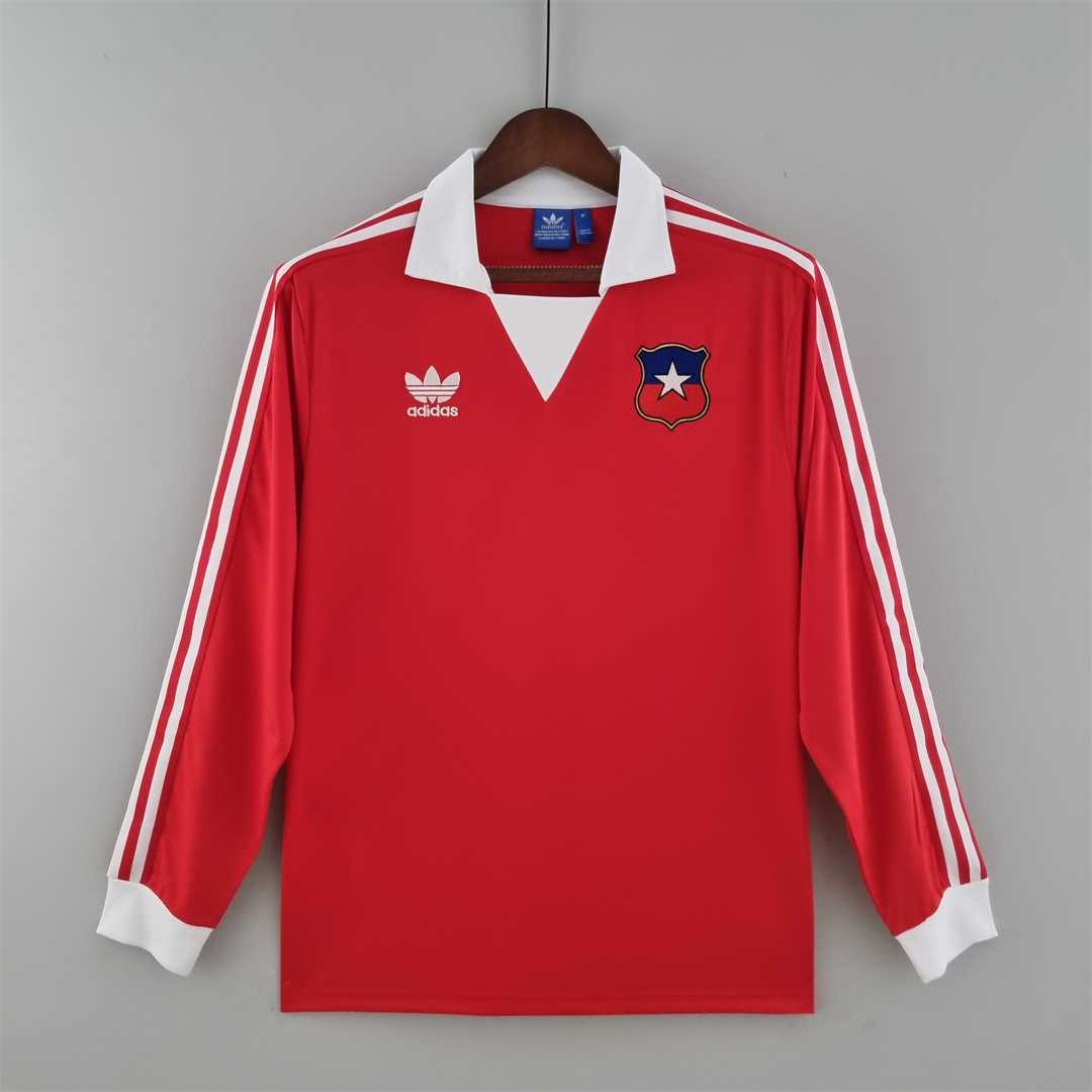 Chile Retro 1982 Home Long Sleeve Jersey