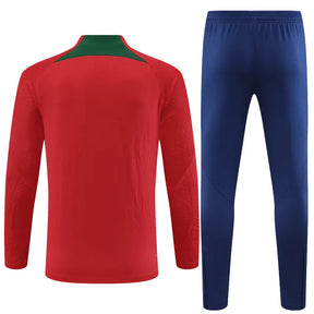 Mens Portugal Training Suit Red 2024