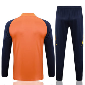 Mens Manchester United Training Suit Orange 2024/25