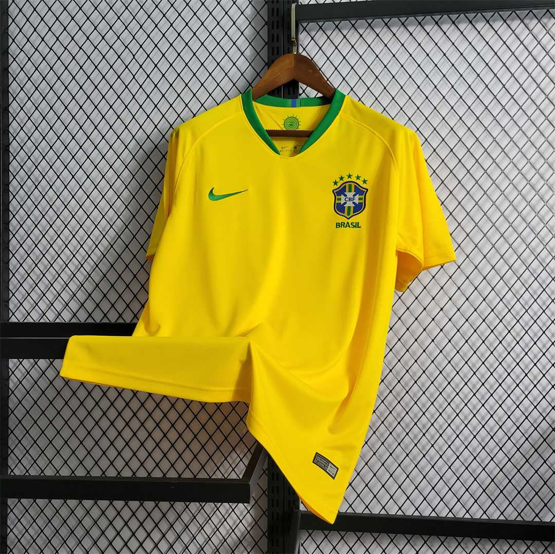 Brazil Retro Home 2018 Jersey