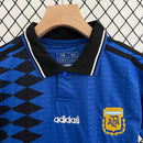 Argentina Away Retro 1994 Kids Kit