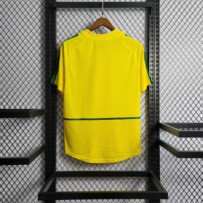 Brazil Retro Home 2002 Jersey