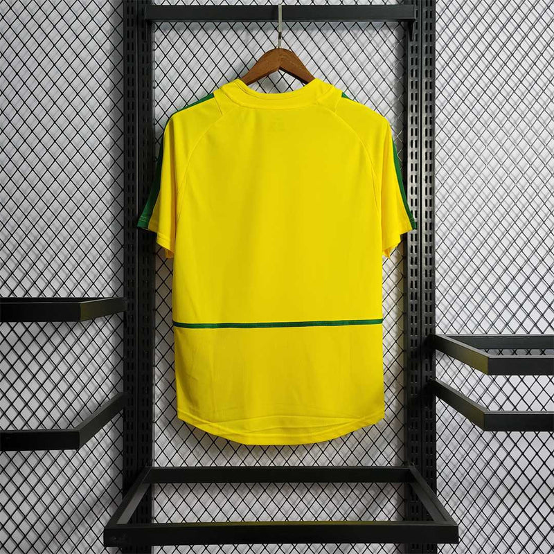 Brazil Retro Home 2002 Jersey