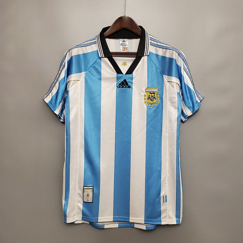 Argentina 1998 Home Retro Jersey