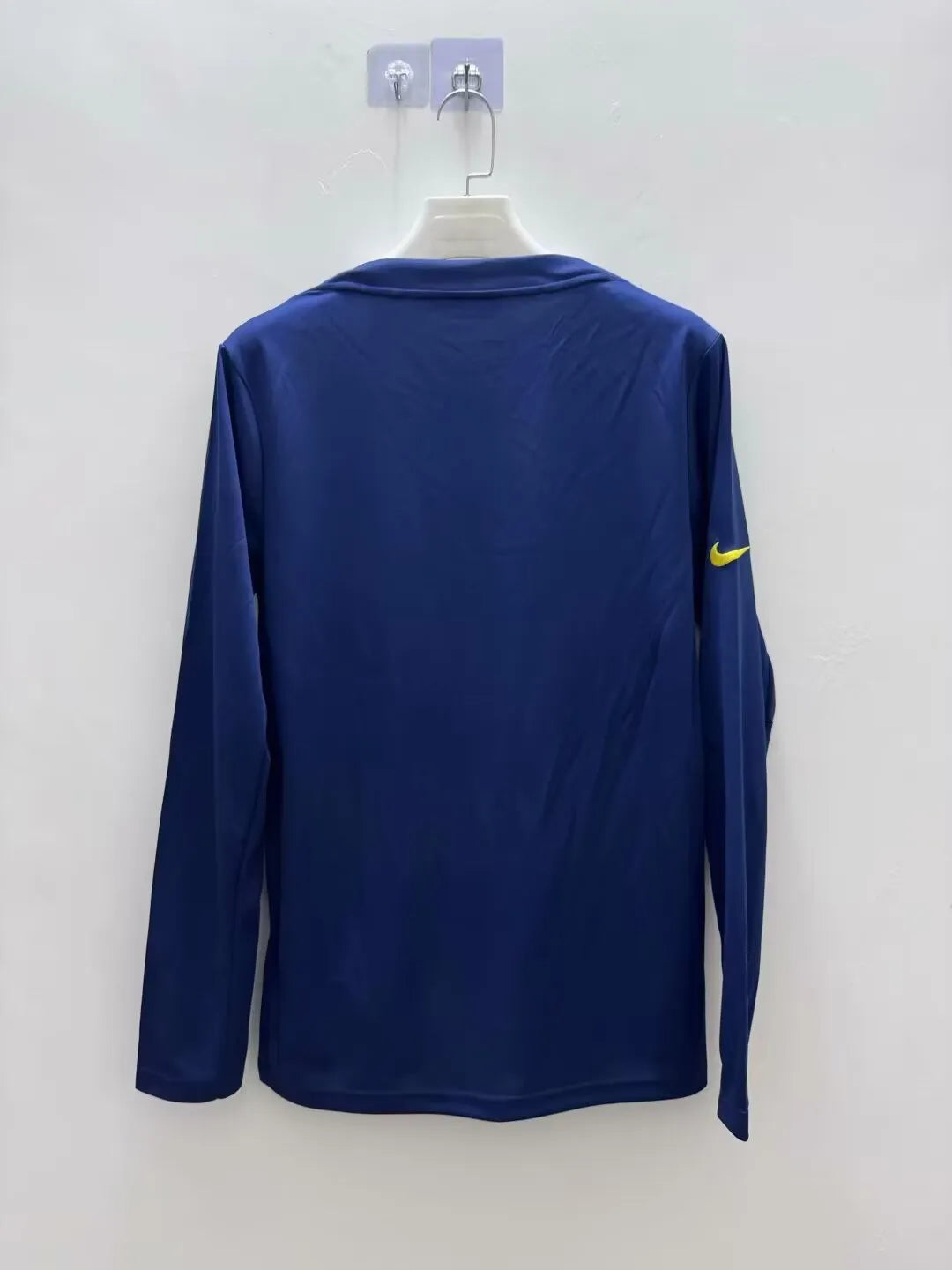 Mens Atletico Madrid Short Training Blue Jersey Long Sleeve 2025/26