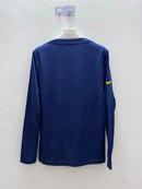 Mens Atletico Madrid Short Training Blue Jersey Long Sleeve 2025/26