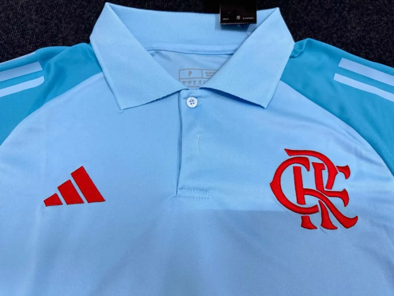 Flamengo Polo Shirt Light Blue 2025/26