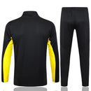 Mens Borussia Dortmund Jacket + Pants Training Suit Black 2024/25