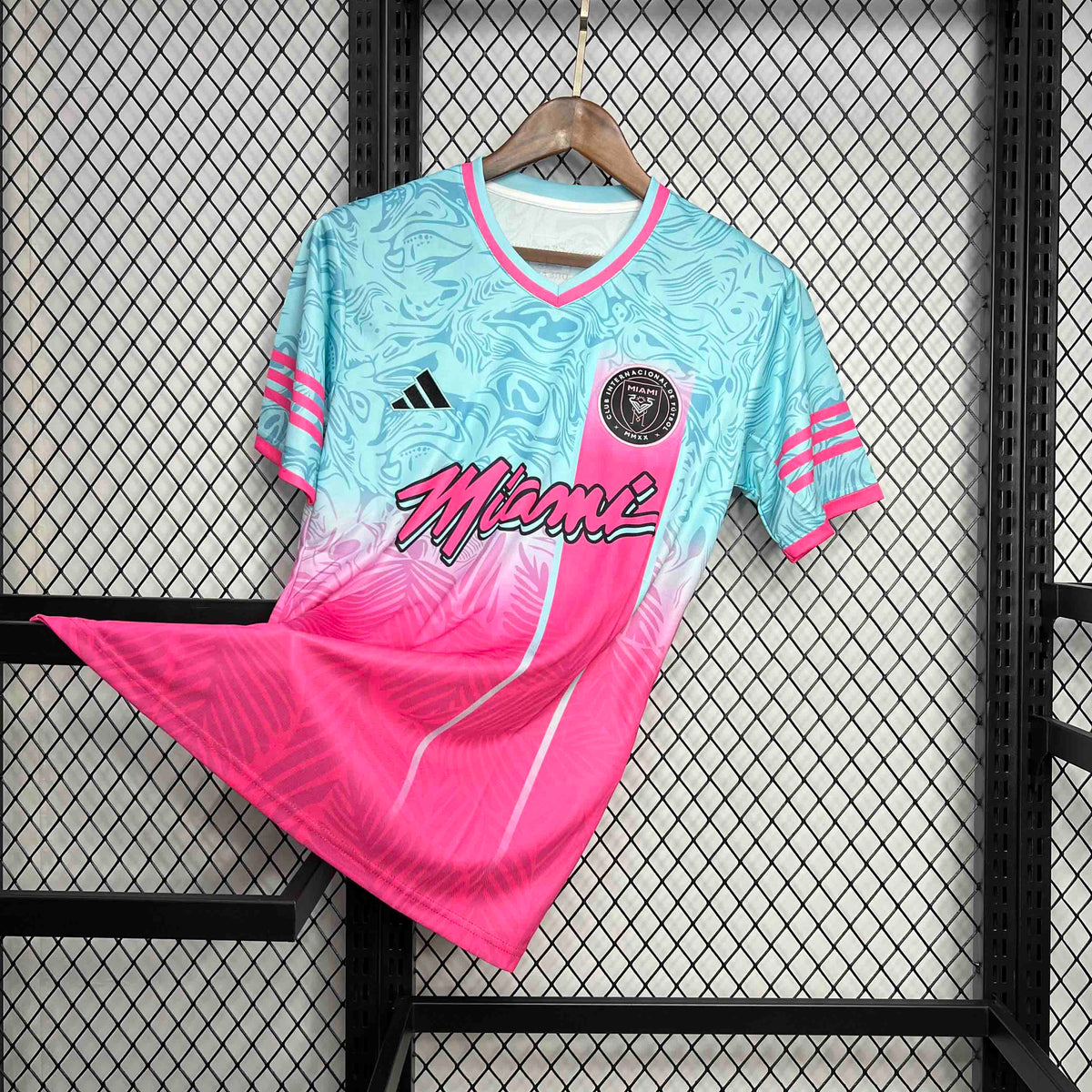 Inter Miami CF 2024/25 Special Beach Edition Pink & Blue Jersey - Fan Version