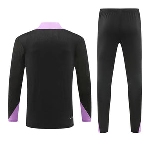 Mens England Training Suit Black 2024