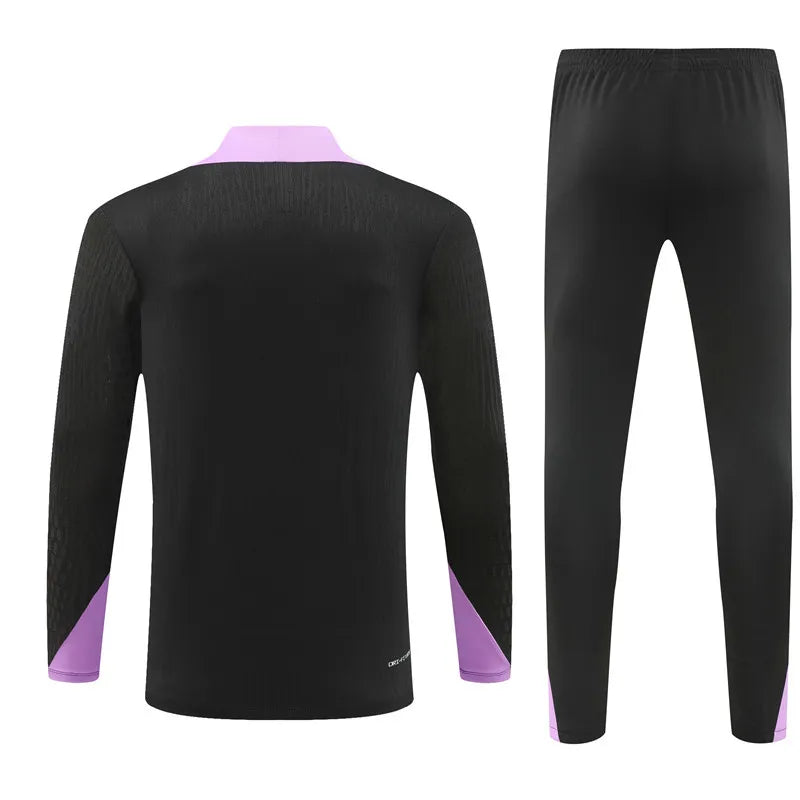 Mens England Training Suit Black 2024