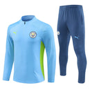 Mens Manchester City Training Suit Blue Pattern 2024/25