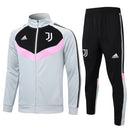 Mens Juventus Jacket + Pants Training Suit Grey 2024/25