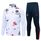 Mens PSG Jacket + Pants Training Suit White 2024/25