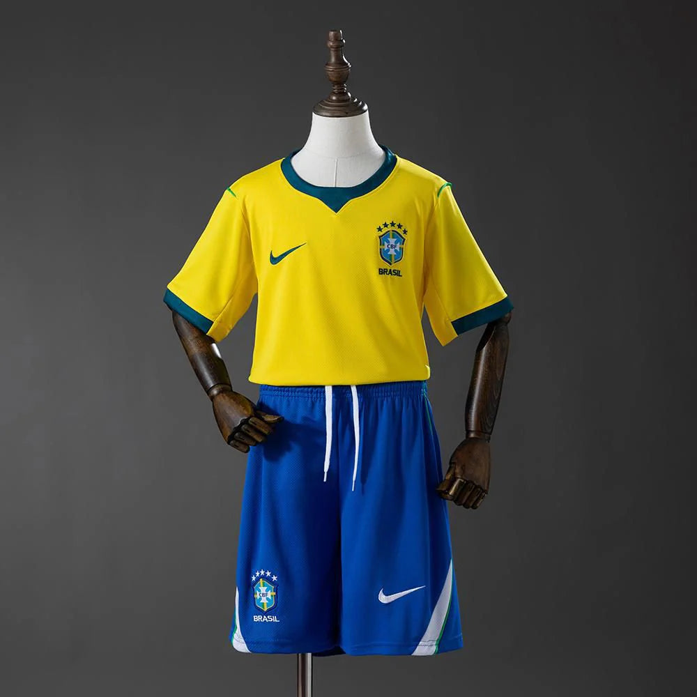 Kids Kit Brazil Home - World Cup 2026