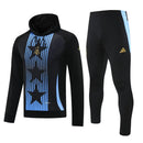 Mens Argentina Hoodie Sweatshirt + Pants Training Suit Black 2025