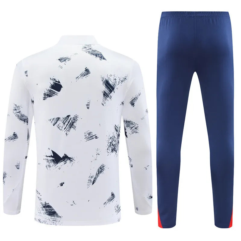 Mens PSG Training Suit White 2024/25