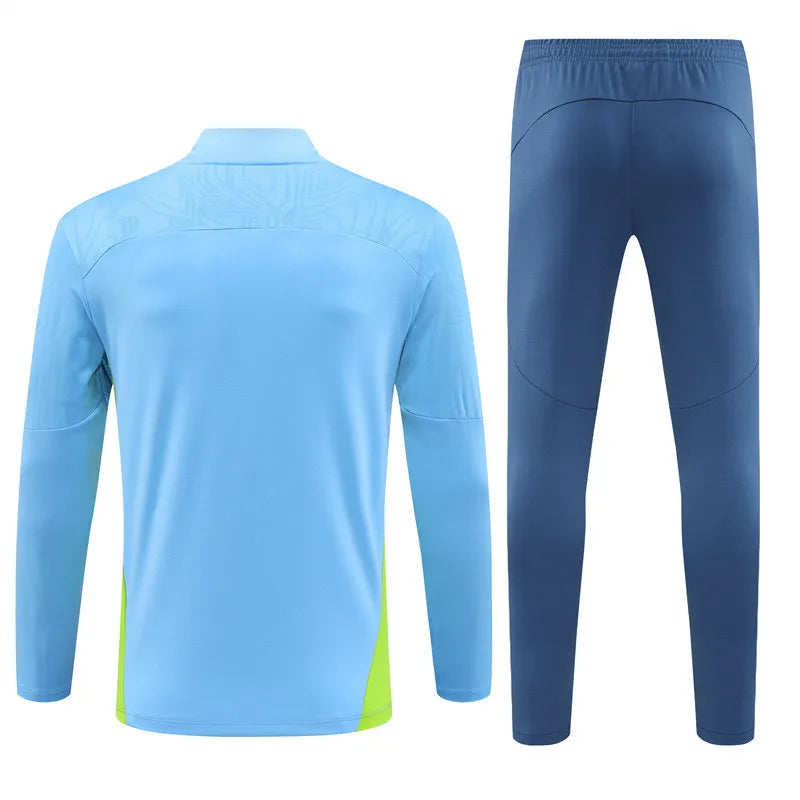 Mens Manchester City Training Suit Blue Pattern 2024/25