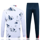 Mens PSG Jacket + Pants Training Suit White 2024/25
