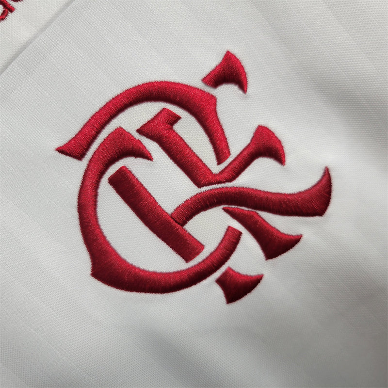 Flamengo Off White Soccer Jersey 2023/24