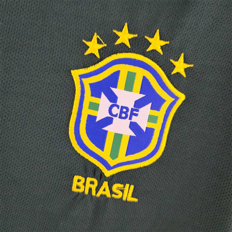 Brazil Retro Goalkeeper Green 1998 Jersey